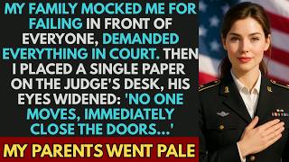 My Family Demanded Everything in Court—Then I Handed the Judge One Paper That Made Police Storm I