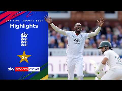 England in commanding position on Day 2 at Lord’s | England vs Pakistan | Day 2, Second Test