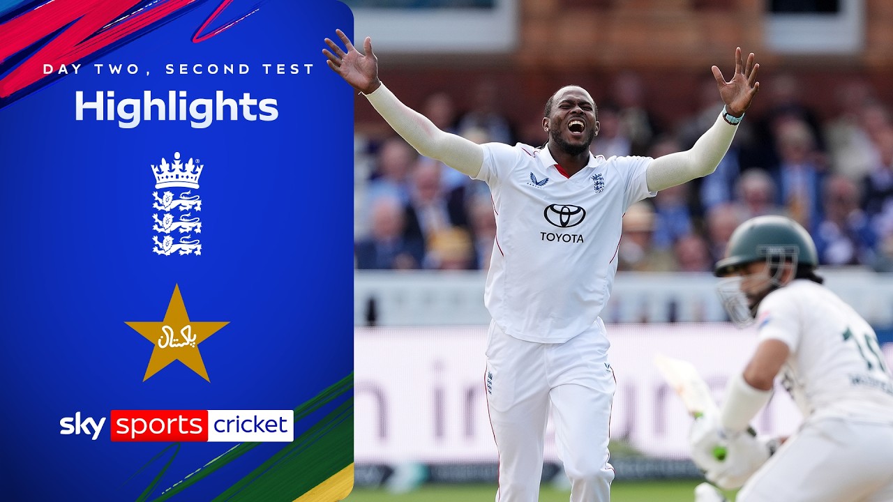 England in commanding position on Day 2 at Lord’s | England vs Pakistan | Day 2, Second Test