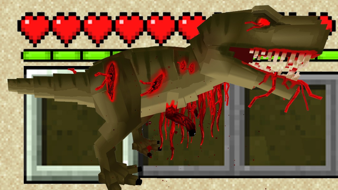 Infested Rex Mod Minecraft PE : FORBIDDEN PARASITE T-REX MOD in Minecraft Pocket Edition ...