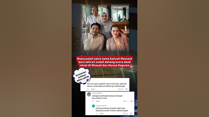 Aaliyah Massaid dan Thariq datang ke akad nikah al ghazali #aaliyah #thariqhalilintar #alghazali