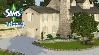 Sims 3 🖤 How to attach garage to foundation