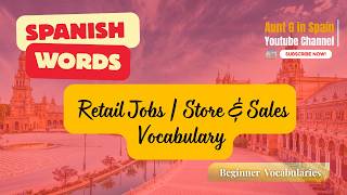 Spanish for Retail Jobs | Store &amp; Sales Vocabulary