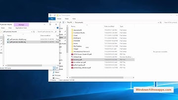 How To Show PDF File on PREVIEW PANE In Windows 10