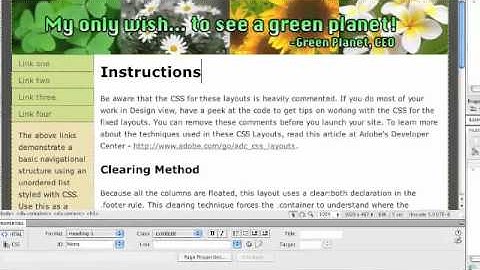 Creando un sitio web en Dreamweaver CS5
