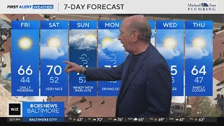 Celebrity Calm and comfortable Saturday up ahead before rain and wind returns to Maryland Wealth