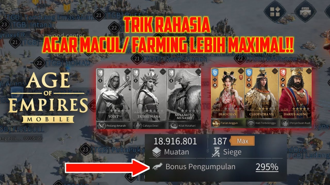 Lineup Full Macul!! Pakai Hero Farming Untuk Maximal Pengumpulan - Giveaway! - Algara