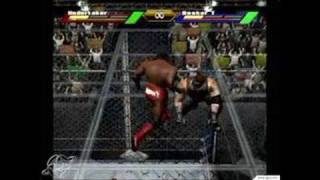 WWE WrestleMania X8 GameCube Gameplay - Cell turns to hell screenshot 3