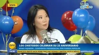 Keiko Fujimori y los Chistosos de RPP