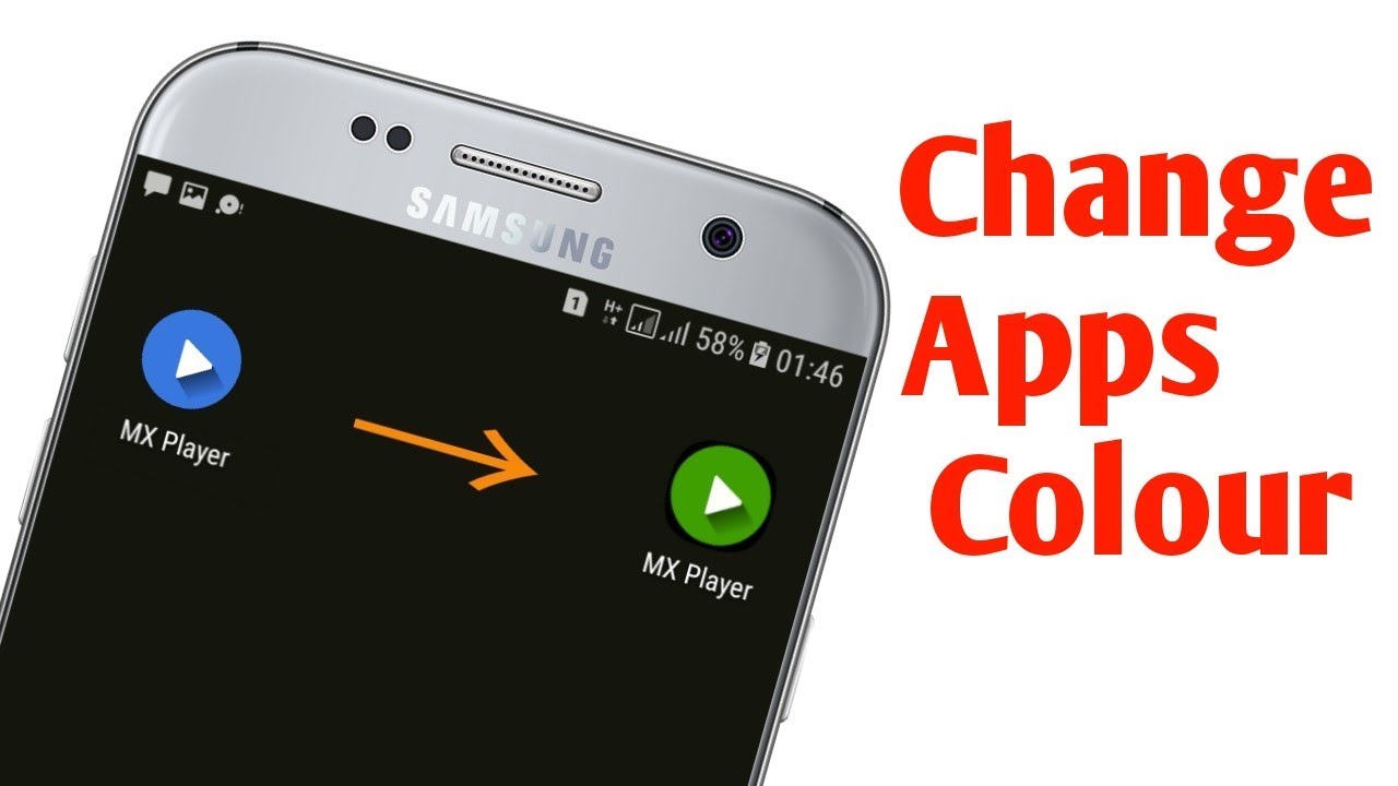 How To Change Android Apps Icon Colour YouTube