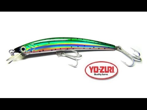 Yo-Zuri Crystal Minnow (воблеры из моей коробки) - YouTube