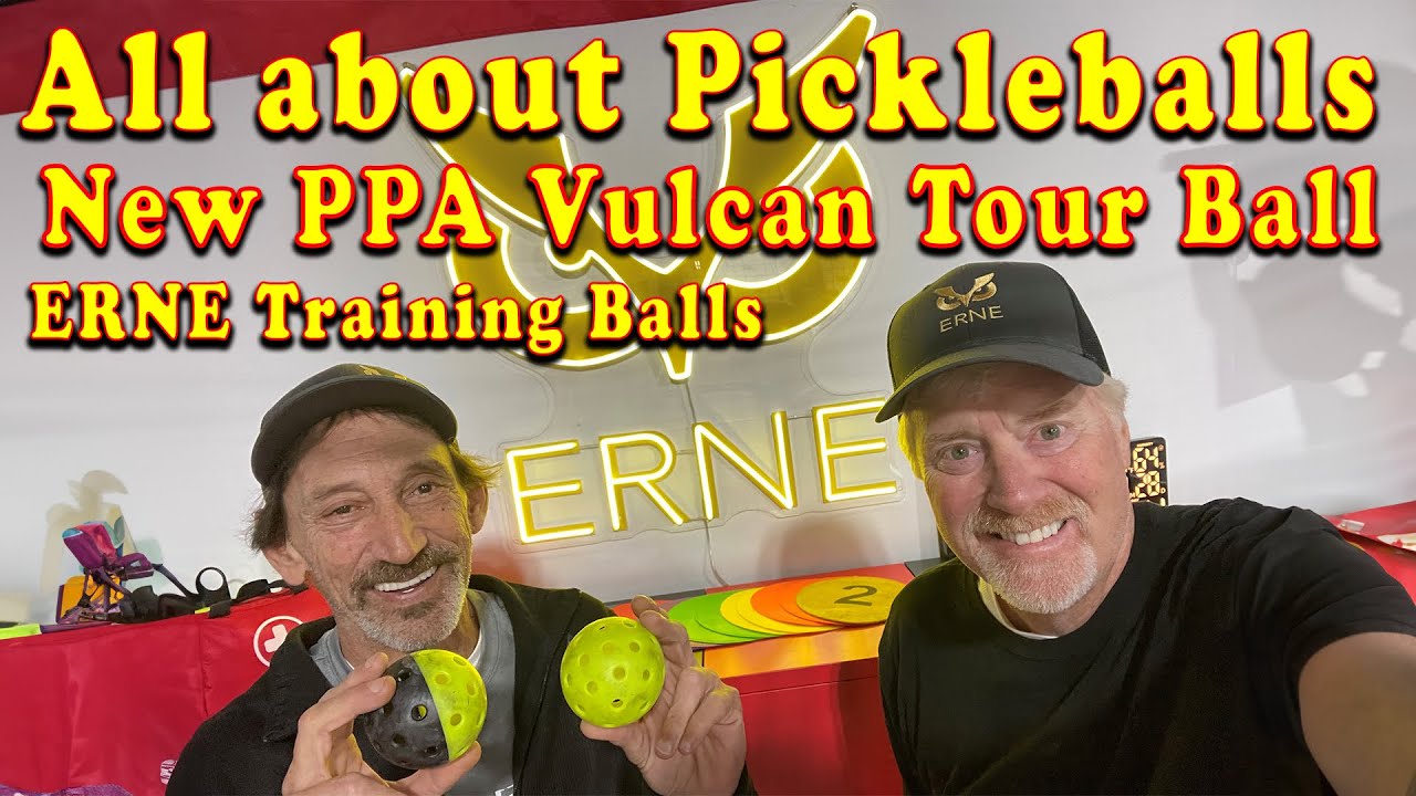 Pickleballs New PPA Vulcan VPro Flight Ball, Indoor Outdoor Ball myth