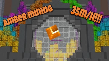 Making 35M/H Amber Mining! [Hypixel Skyblock]