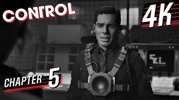 [4K 60] CONTROL (All Collectibles/100%/Exploration) Walkthrough part 5 - A Good Defense