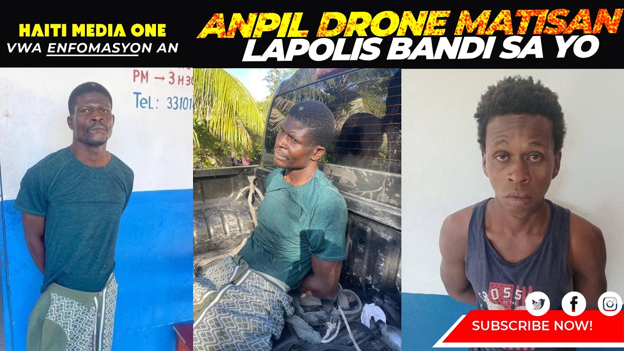 Lapolis ak Mèsenè Yo Ap Sakaje Matisan, 2 Bandi Anba Kòd