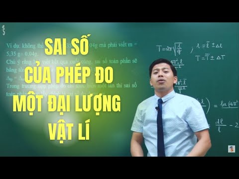 Video SAI SỐ CỦA PHÉP ĐO MỘT ĐẠI LƯỢNG VẬT LÍ - Thầy Phạm... - youtube