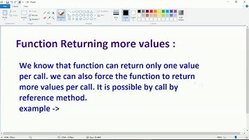 Function returning  multiple value from it self in C (28)