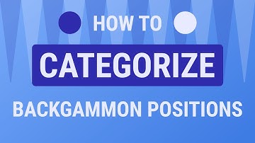 How to categorize Backgammon positions
