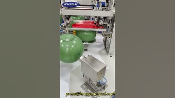 2 colour balloon screen printing machine #balloonprinting #latexballoon #machine #2colorballoon