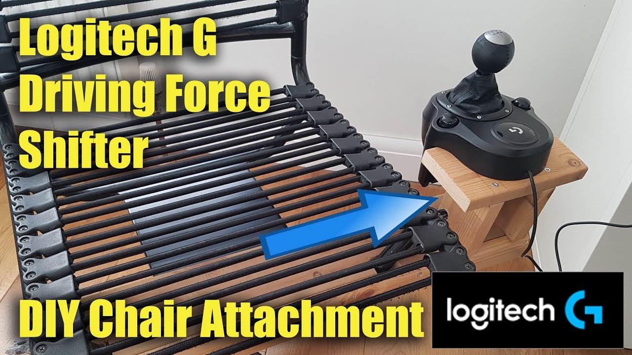 morder antik Giraf Logitech G29 and Logitech Shifter DIY Chair Hack! With GAMEPLAY - YouTube