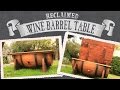 DIY WINE BARREL COFFEE TABLE DIY WINE BARREL COFFEE TABLE