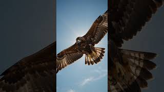 🦅 Desert Eagle's Perfect Hunting Strike! ⚡#shorts #eagle #wildlife #nature #animals #desert
