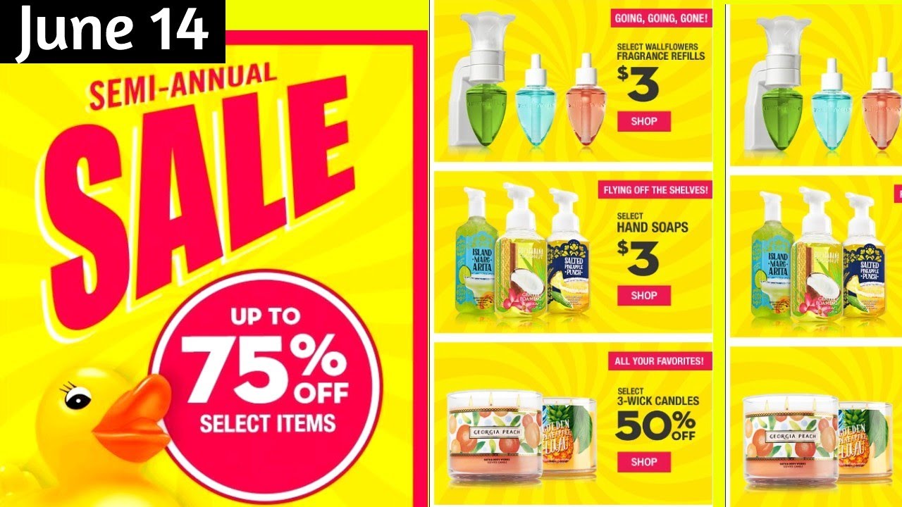 Bath & Body Works' Semi-Annual Sale 2021 Is Here To Brighten Your Day