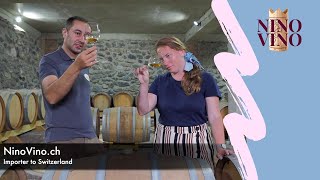 Inside Tchotiashvili Family Wine Cellar | Tasting Khikhvi from the Barrel | NinoVino