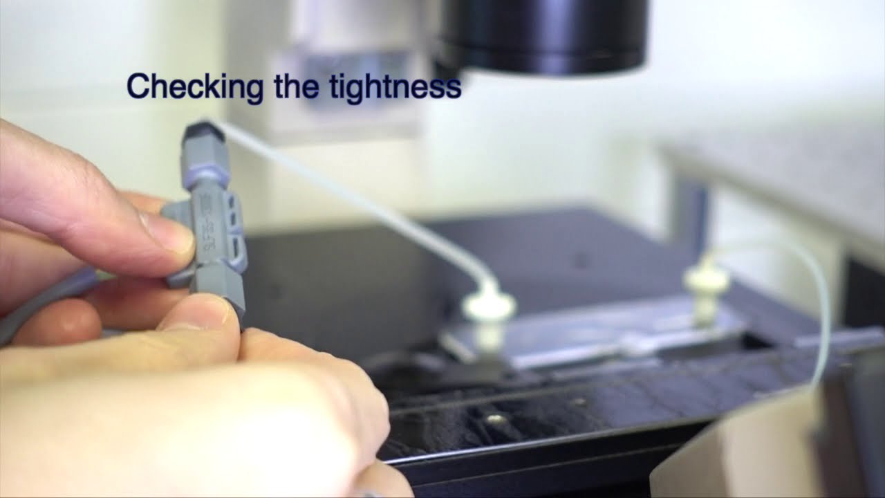 Use of a flow meter with pressure-driven flow control in Microfluidics