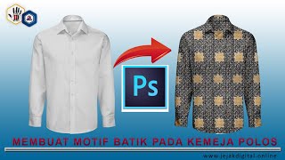 Tutorial on creating batik motifs on plain shirts using Adobe Photoshop CS3 screenshot 4