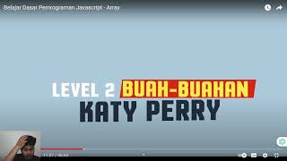 Menyimak video materi Array, Function,Looping, Asynchronous.