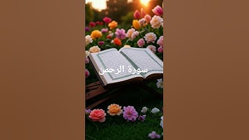 سورة الرحمن #اكسبلور #لايك #المصحف #القرآن_الكريم #تيك_توك #راحة_نفسية