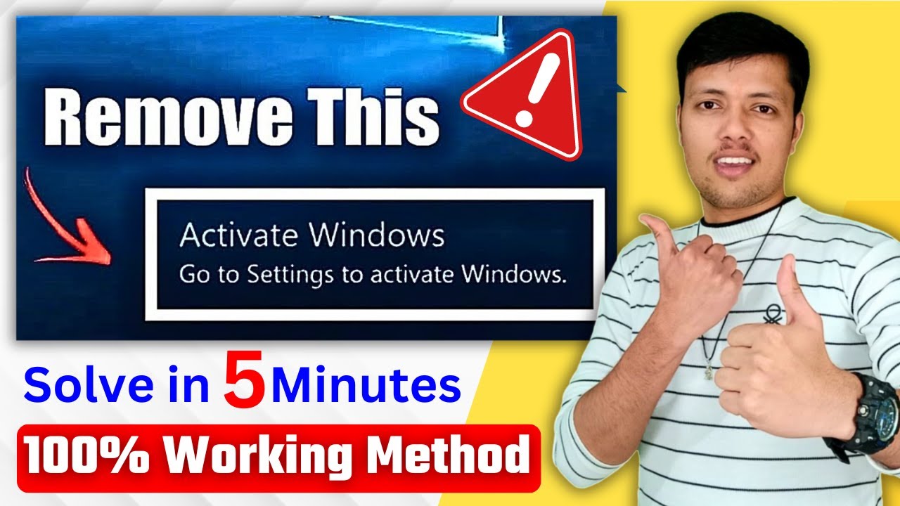 Remove Active Windows How to Remove Active Windows Go to Settings to Activate Windows ...