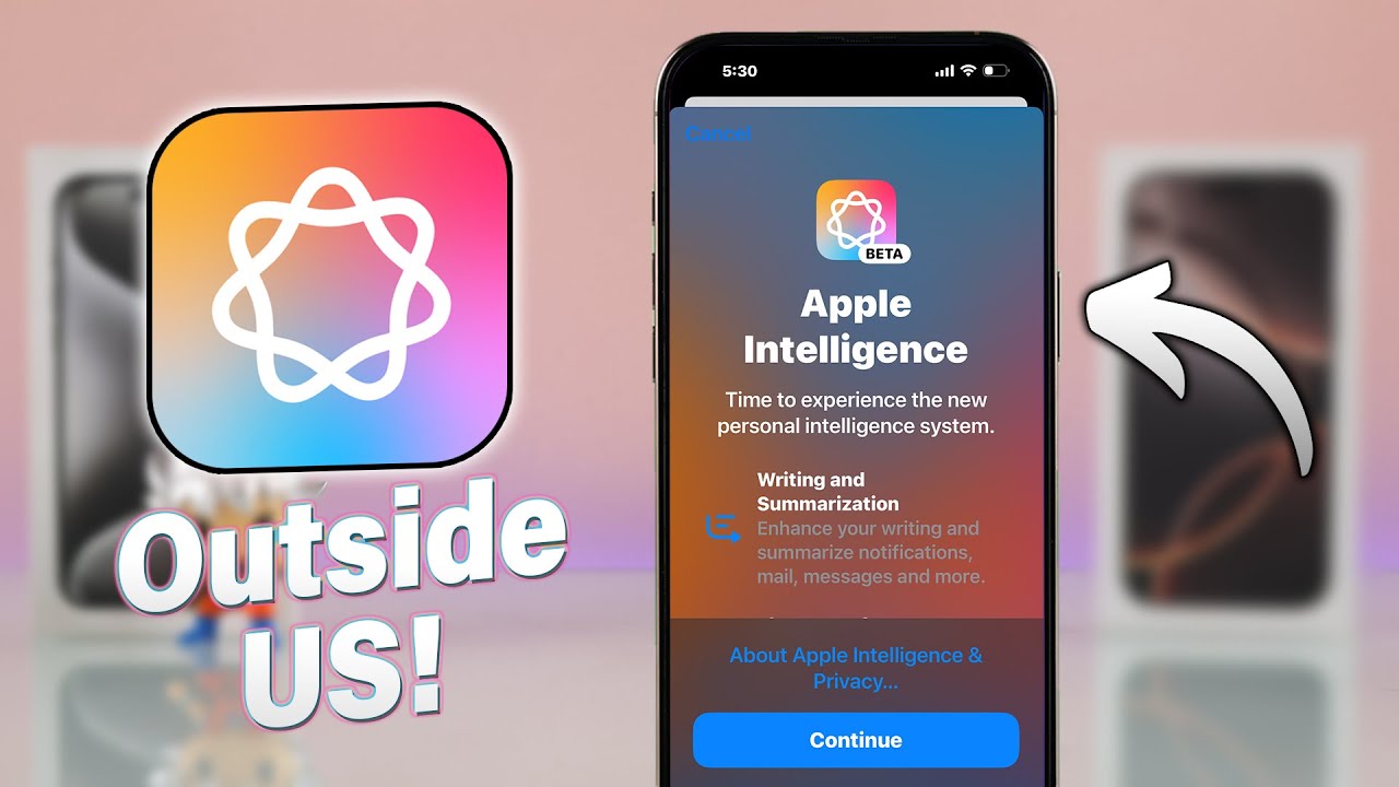 How To Get Apple Intelligence Outside US. [ENABLE] - YouTube