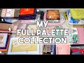 MY FULL EYESHADOW PALETTE COLLECTION JANUARY 2021 | CHELSEA BAXTER