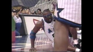 Horace Grant Makes Sure That Xavier McDaniel Can't Get His Shot Off (1996)