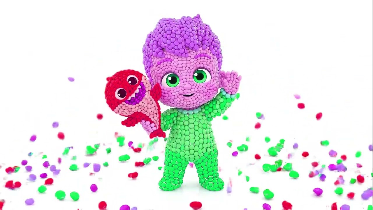 Bebefinn Colorful Candy Logo Effects Sponsored By Klasky Csupo 2001 Effects