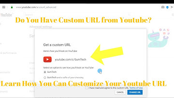 How To Customize Your Youtube URL II Youtube Custom URL