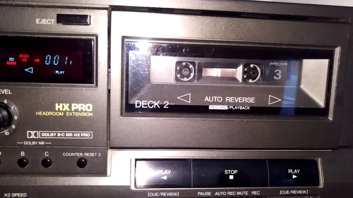 Technics RS-TR232 Dual Stereo Auto Reverse Cassette Deck