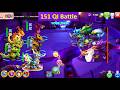 Begin battle against 151 Qi Triberus dragon 2nd Apex 
