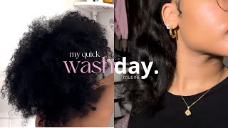 WASHDAY |  MA ROUTINE SHAMPOING POUR CHEVEUX CRÉPUS EN 30 MIN