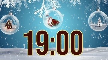 19 minute timer christmas with music and alarm 🎵⏰