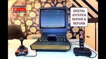 DuB-EnG: Repair Retro Digital D-Type Joysticks, Teardown, Service, Review and the Atari 2600 Woody!