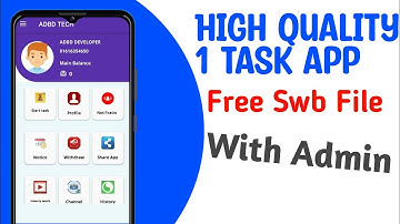 High quality 1 task app swb file||sketchware app|file for sketchware|swb file