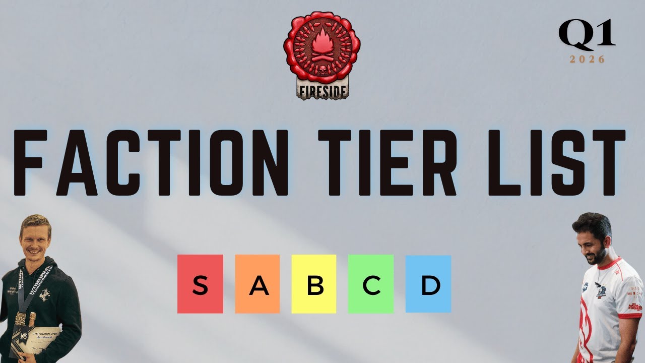 40K Fireside Faction Tier List '26 (Q1) | Competitive Warhammer 40K