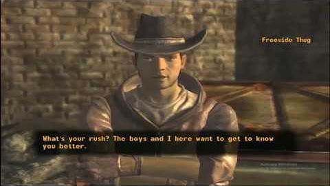 Fallout NV: Freeside Thug Encounter