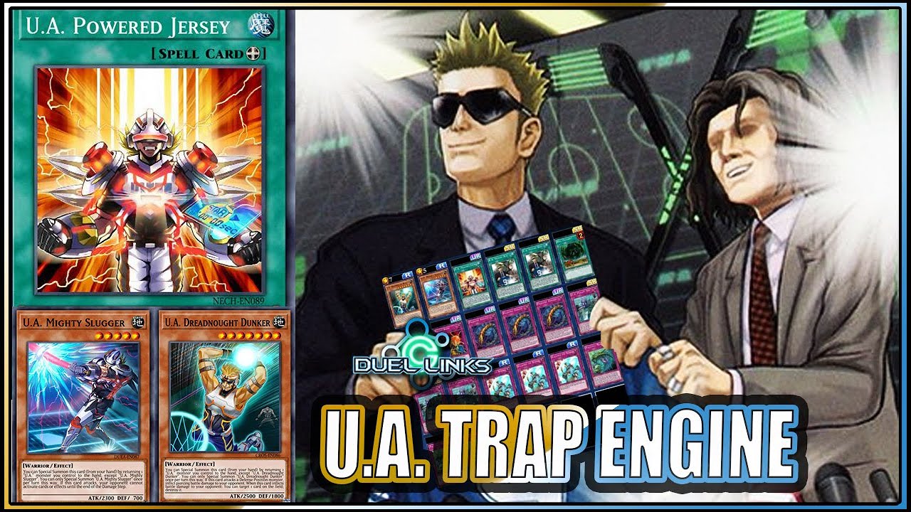 U.A. TRAP ENGINE OTK - Only 2 Monsters in the Deck! [ETERNAL STREAM] [YUGIOH DUEL LINKS]