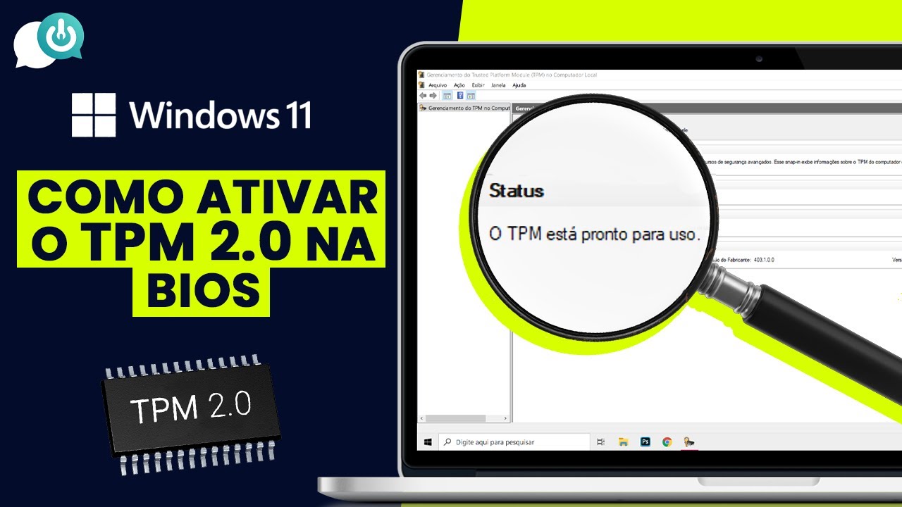 Como ATIVAR o TPM 2.0 na BIOS para o Windows 11 (OFICIAL) - YouTube