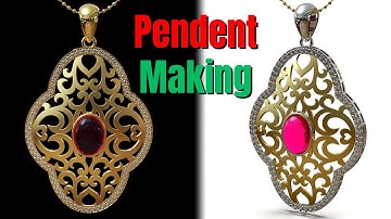 Easy way to Making a Diamond Pendent | Tutorial for Beginners | Learn CAD Design Tutorials