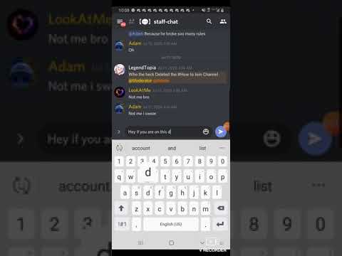 Talking about my discord server - YouTube